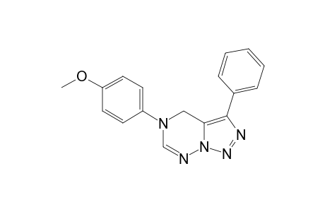 5-p-METHOXY-PHENYL-3-PHENYL-4,5-DIHYDRO-8H-[1,2,3]-TRIAZOLO-[5,1-F]-[1,2,4]-TRIAZINE