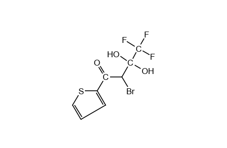 1-bromo-2,2-dihydroxy-3,3,3-trifluoropropyl 2-thienyl ketone