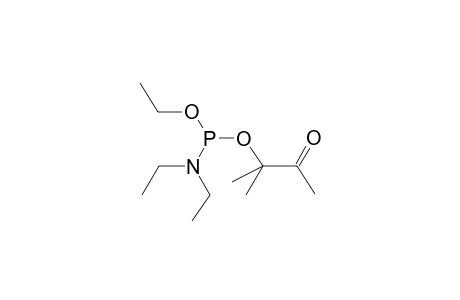 O-ETHYL-O-(2-ACETYLPROP-2-YL)DIETHYLAMIDOPHOSPHITE