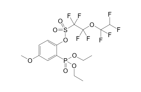 1,1,2,2-tetrafluoro-2-(1,1,2,2-tetrafluoroethoxy)ethanesulfonic acid (2-diethoxyphosphoryl-4-methoxy-phenyl) ester