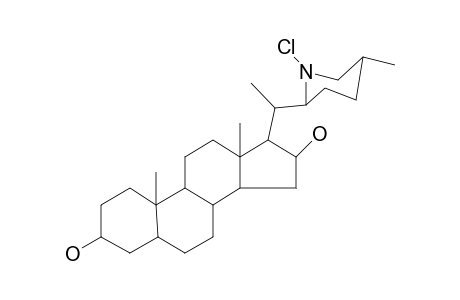 N-Chloro-16-iso-tetrahydrosolasodine