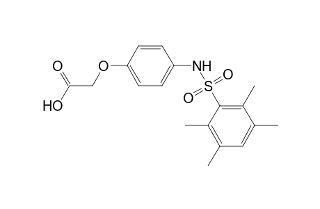 (4-{[(2,3,5,6-tetramethylphenyl)sulfonyl]amino}phenoxy)acetic acid