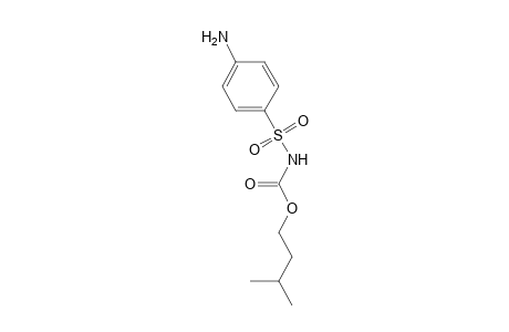 sulfanilylcarbamic acid, isopentyl ester
