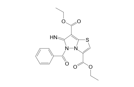 Diethyl 5-benzoyl-6-imino-5,6-dihydropyrazolo[5,1-b]thiazole-3,7-dicarboxylate