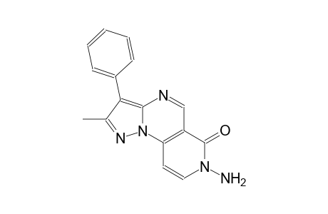 pyrazolo[1,5-a]pyrido[3,4-e]pyrimidin-6(7H)-one, 7-amino-2-methyl-3-phenyl-