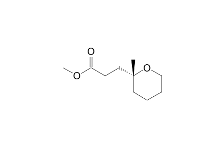 (S)-(+)-2-methyl-2-[2-(methoxycarbonyl)ethyl]-3,4,5,6-2H-tetrahydropyran