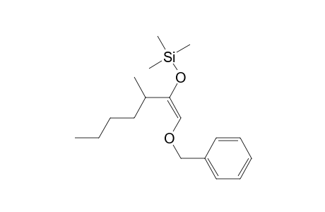 3-Methyl-2-((trimethylsilyl)oxy)-1-(benzyloxy)-1(E)-heptene