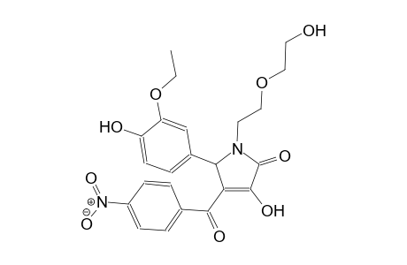 5-(3-ethoxy-4-hydroxyphenyl)-3-hydroxy-1-[2-(2-hydroxyethoxy)ethyl]-4-(4-nitrobenzoyl)-1,5-dihydro-2H-pyrrol-2-one