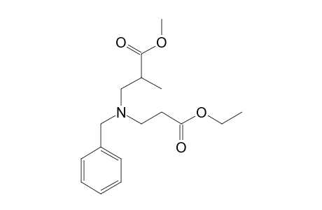 2-methyl-3,3'-(benzylimino)dipropionic acid, 1'-ethyl 1-methyl ester