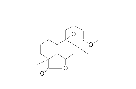 6beta,9-DIHYDROXY-15,16-EPOXY-8betaH-LABDA-13(16),14-DIEN-19-OIC ACID, gamma-LACTONE