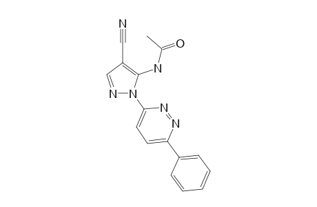 N-[4-Cyano-2-(6-phenyl-pyridazin-3-yl)-2H-pyrazol-3-yl]-acetamide