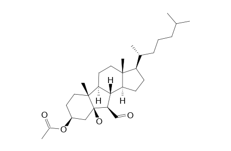 3-BETA-ACETOXY-5-BETA-HYDROXY-6-BETA-FORMYL-B-NOR-CHOLESTANE