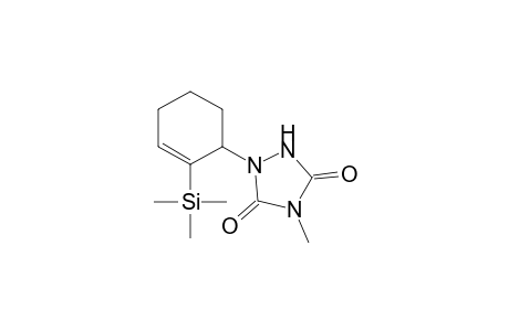 4-Methyl-1-[2-(trimethylsilyl)-2-cyclohexen-1-yl]-1,2,4-triazolidine-3,5-dione