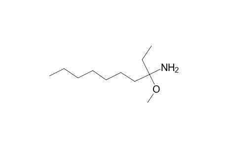 3-Decanamine, 3-methoxy-