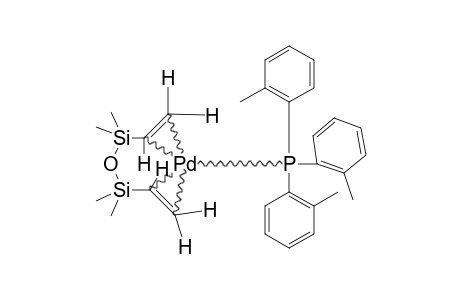 {(2-MEC6H4)3P}PD{(ETA(2)-CH2=CHSIME2)2O}