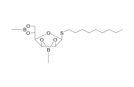 .beta.-d-Mannofuranoside, nonyl-2,3:5,6-di-O-ethylboranediyl-1-thio-