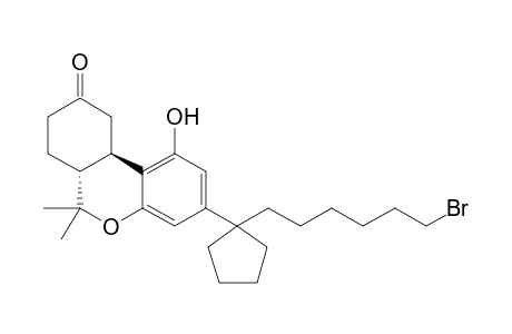 (6aR,10aR)-3-[1-(6-Bromohexyl)cyclopentyl]-6,6a,7,8,10,10a-hexahydro-1-hydroxy-6,6-dimethyl-9H-dibenzo[b,d]pyran-9-one