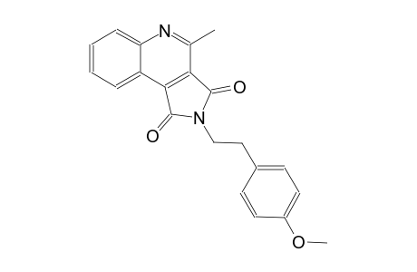 1H-pyrrolo[3,4-c]quinoline-1,3(2H)-dione, 2-[2-(4-methoxyphenyl)ethyl]-4-methyl-