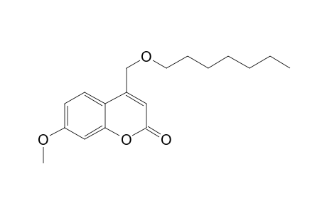 4-Heptyloxymethyl-7-methoxy-chromen-2-one