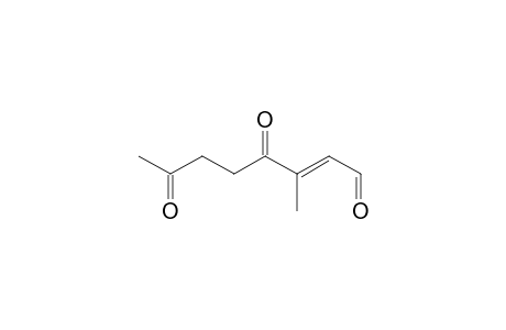 3-Methyl-4,7-dioxo-oct-2-enal