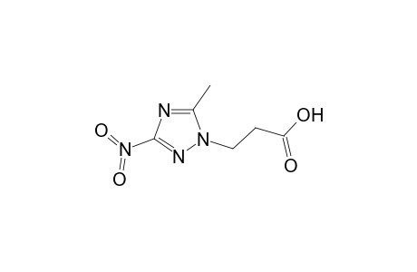 1H-1,2,4-Triazole-1-propanoic acid, 5-methyl-3-nitro-