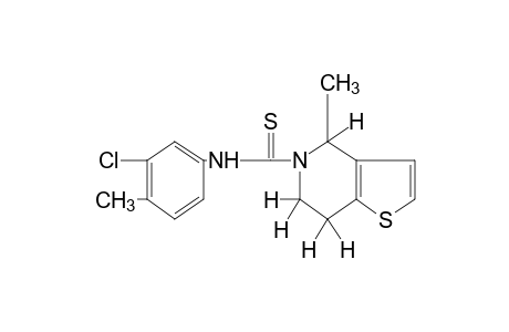 3'-chloro-4-methyl-4,5,6,7-tetrahydrothiothieno[3,2-c]pyridine-5-carboxy-p-toluidide