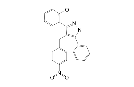 3(5)-(2-HYDROXYPHENYL)-4-(4-NITROBENZYL)-5(3)-PHENYLPYRAZOLE