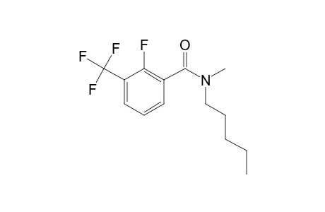 Benzamide, 2-fluoro-3-trifluoromethyl-N-pentyl-N-methyl-