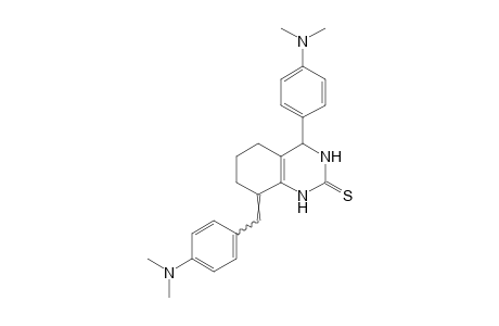 8-[p-(dimethylamino)benzylidene]-4-[p-(dimethylamino)phenyl]-3,4,5,6,7,8-hexahydro-2(1H)-quinazolinethione