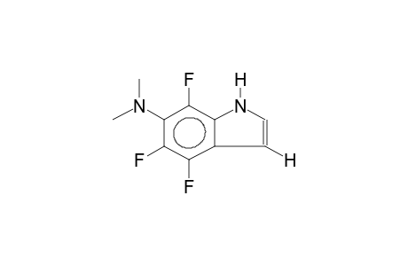 4,5,7-TRIFLUORO-6-DIMETHYLAMINOINDOLE