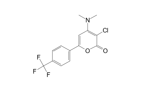 3-chloro-4-(dimethylamino)-6-(alpha,alpha,alpha-trifluoro-p-tolyl)-2H-pyran-2-one