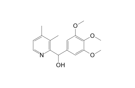 3,4-dimethyl-a-(3,4,5-trimethoxyphenyl)-2-pyridinemethanol