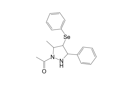 1-Acetyl-3-phenyl-4-(phenylseleno)-5-methylpyrazolidine