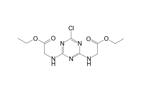 N,N'-(6-CHLORO-s-TRIAZINE-2,4-DIYL)DIGLYCINE, DIETHYL ESTER