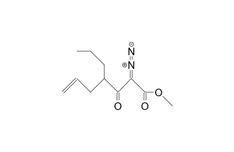 Methyl 2-diazo-3-oxo-4-propylhept-6-enoate