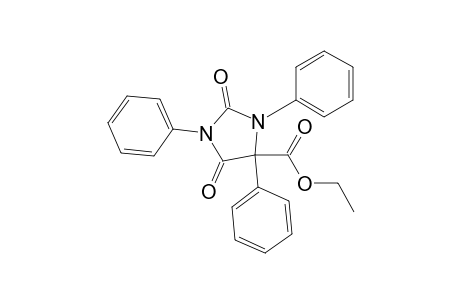 2,5-dioxo-1,3,4-triphenyl-4-imidazolidinecarboxylic acid, ethyl ester