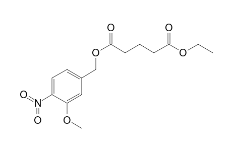 Glutaric acid, 3-methoxy-4-nitrobenzyl ethyl ester