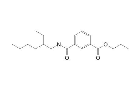 Isophthalic acid, monoamide, N-(2-ethylhexyl)-, propyl ester