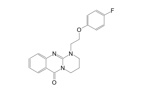 6H-pyrimido[2,1-b]quinazolin-6-one, 1-[2-(4-fluorophenoxy)ethyl]-1,2,3,4-tetrahydro-