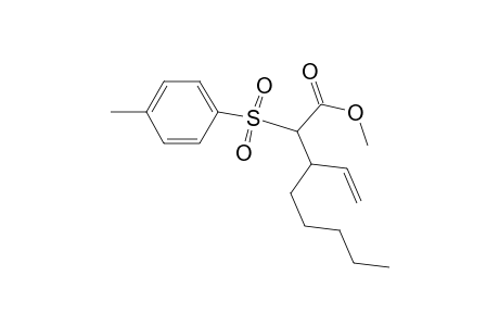 2-(p-tolylsulfonyl)-3-ethenyloctanoic acid methyl ester