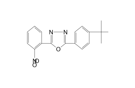 2-(p-tert-butylphenyl)-5-(o-nitrophenyl)-1,3,4-oxadiazole