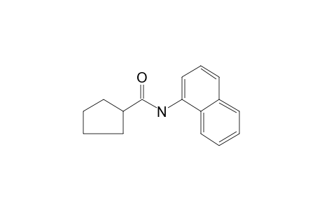 Cyclopentanecarboxamide, N-(1-naphthyl)-