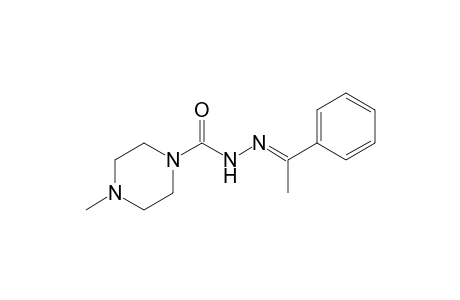 4-methyl-1-piperazinecarboxylic aicd, (alpha-methylbenzylidene)hydrazide