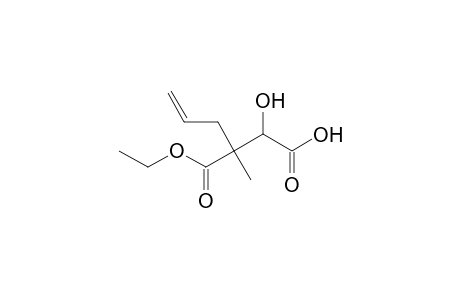 3-(Ethoxycarbonyl)-2-hydroxy-3-methyl-5-hexenoic acid