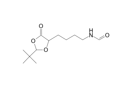 4-(2-tert-Butyl-5-oxo-1,3-dioxolan-4-yl)butylformamide