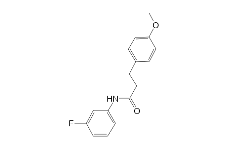 N-(3-fluorophenyl)-3-(4-methoxyphenyl)propanamide