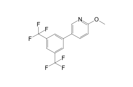 5-(3,5-Bis(trifluoromethyl)phenyl)-2-methoxypyridine