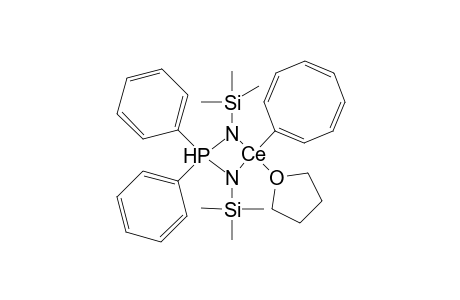 (Cyclooctatetraenyl)[ diphenyl-bis(trimethylsilylimido)phosphinato ](tetrahydrofuran) cerium (III)