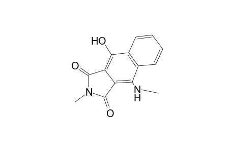 1-hydroxy-N-methyl-4-(methylamino)-2,3-naphthalenedicarboximide