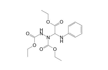 Ethyl [N,N'-bis(ethoxycarbonyl)hydrazino]-phenylaminoacetate